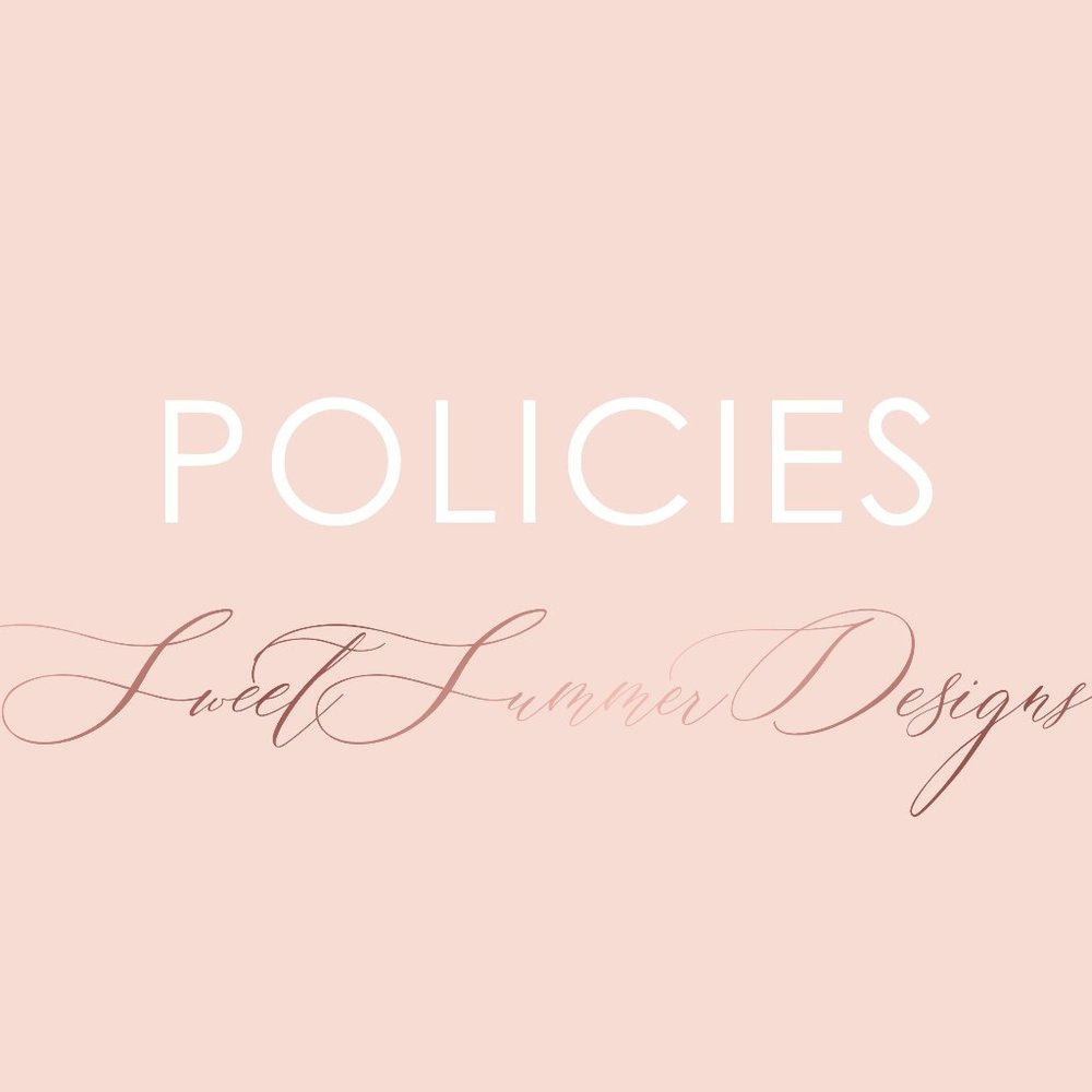 PLEASE READ: STORE POLICIES